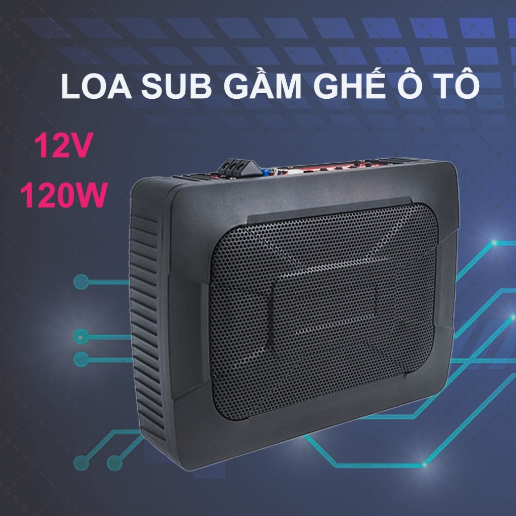 Loa Sub điện gầm ghế Ô TÔ - Tăng âm bass cho âm thanh