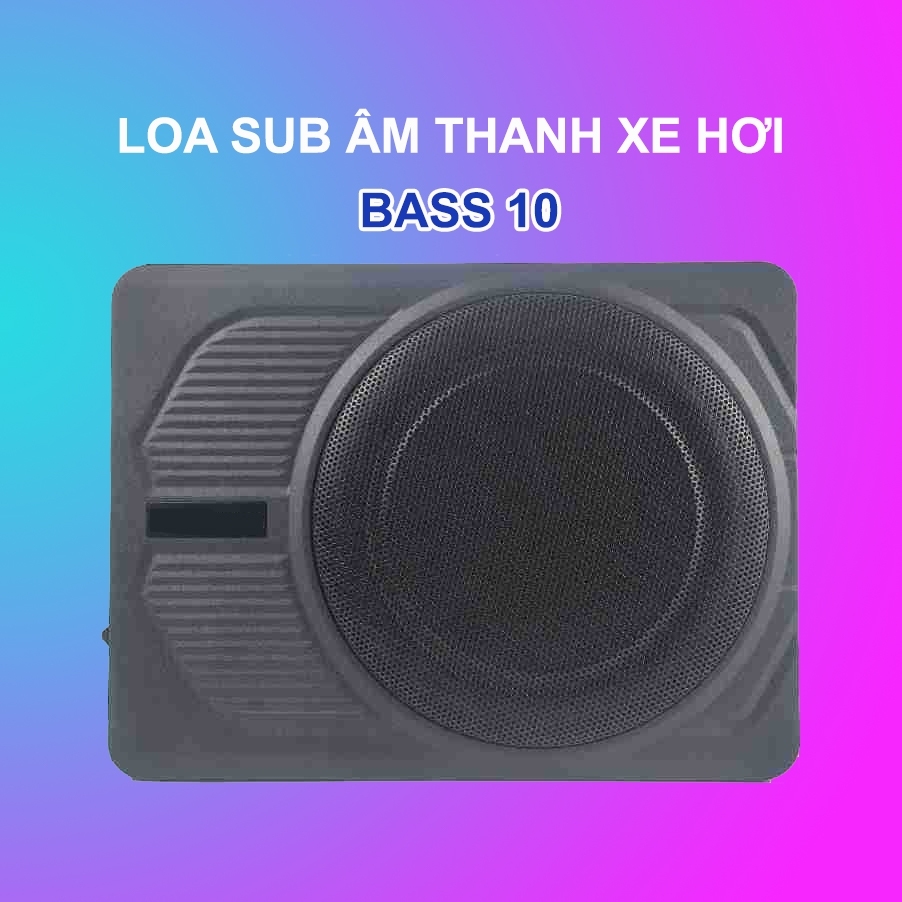 Loa sub âm thanh xe hơi bass 10