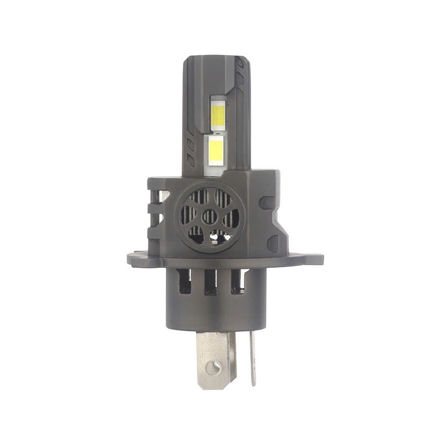 Bóng led mini H4 chân cắm thẳng điện 24V dùng cho xe tải