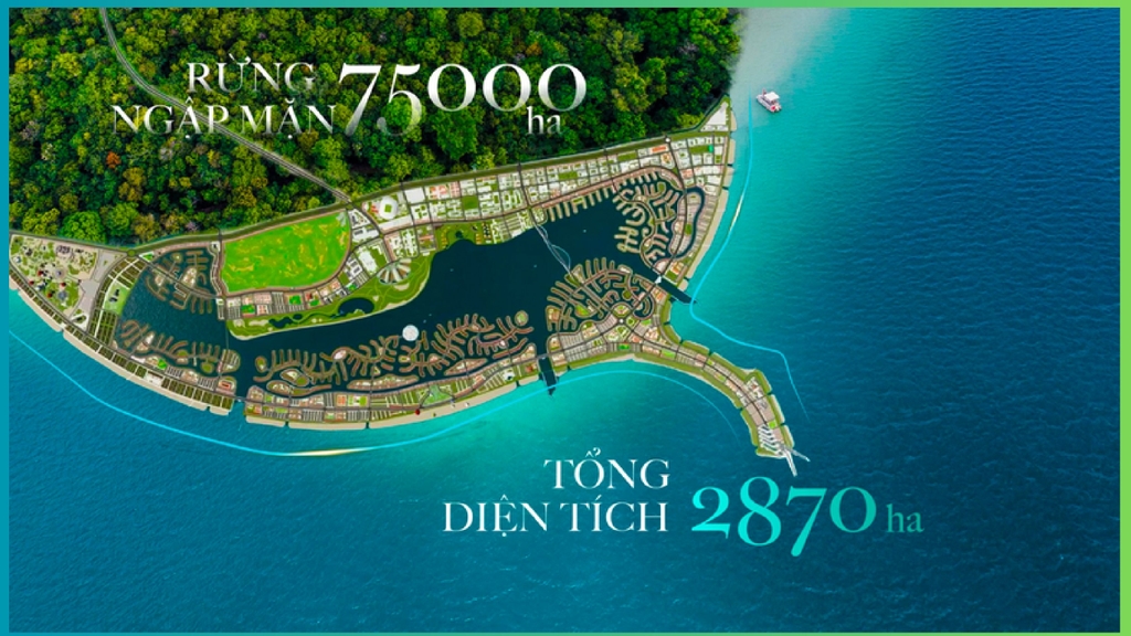 Vị trí kim cương của Vinhomes Green Paradise Cần Giờ – quỹ đất ven biển bên rừng ngập mặn hiếm có