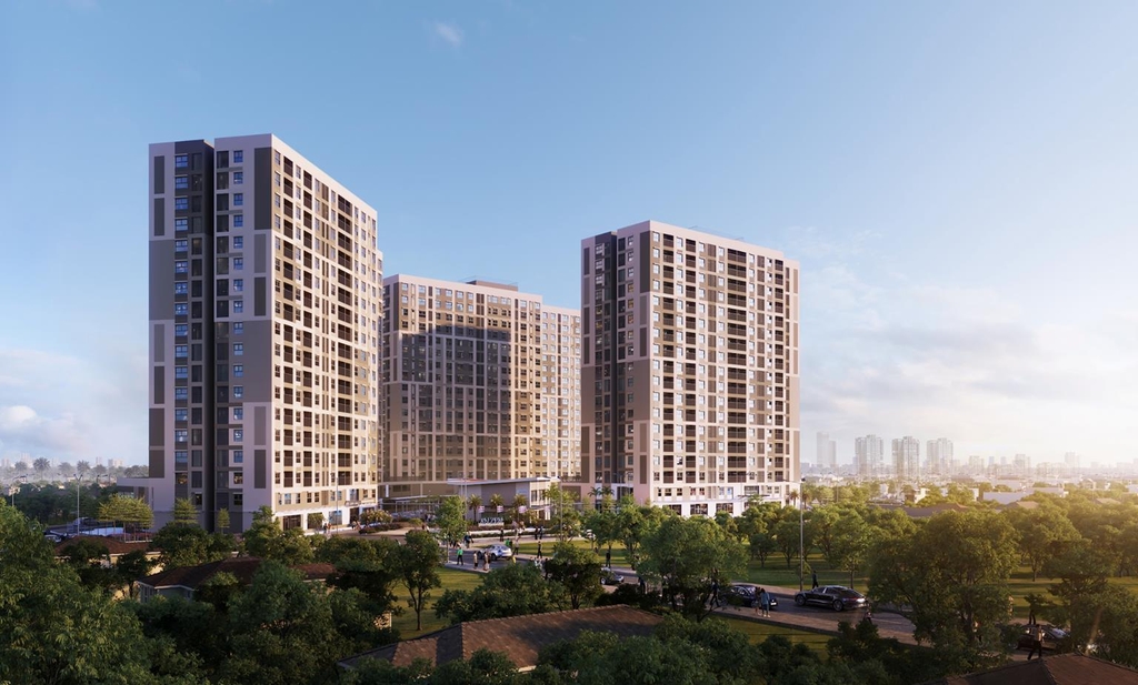 Phối cảnh dự án An Zen Residences – chung cư Nam Long An Đồng Hải Phòng
