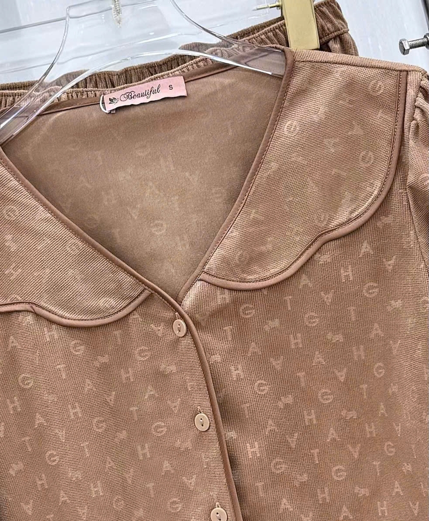 Y840B Nhung tuyết tay lỡ NÂU sao cổ sóng