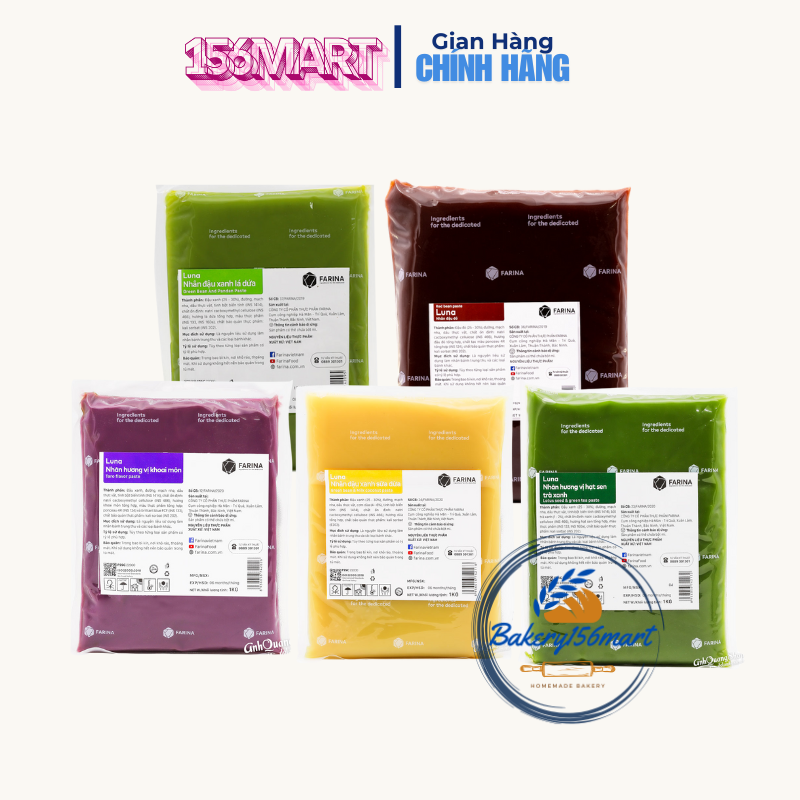 Nhân trung thu sên sẵn Luna Farina 2kg