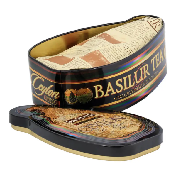 Trà đen Ceylon Basilur Island of Tea Thượng hạng – 100g (Hộp thiếc) -  {{store}}