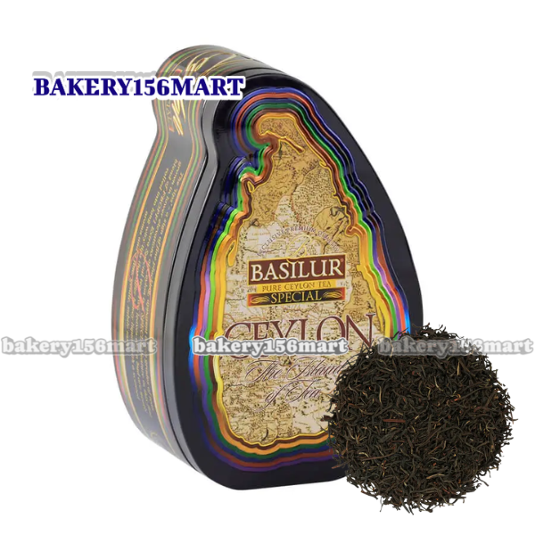 Trà đen Ceylon Basilur Island of Tea Thượng hạng – 100g (Hộp thiếc) -  {{store}}