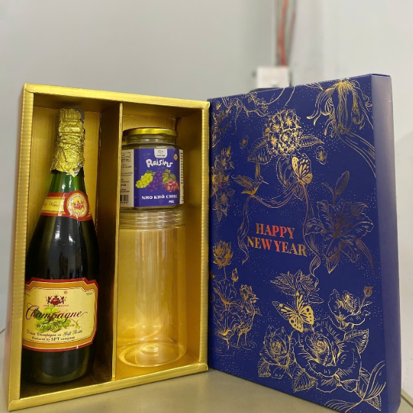 Combo 5-10 Hộp Đựng Quà Tết Carton Sóng  KIM VŨ - TRÂN BẢO MỚI 2026 - {{store}}