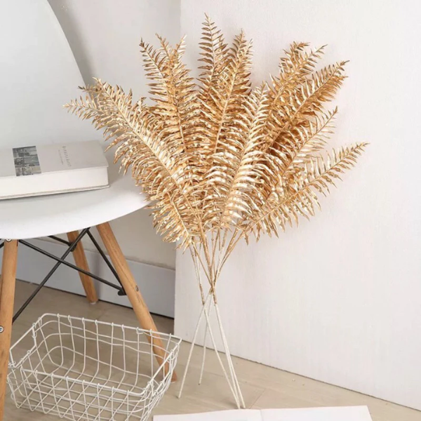 Cành Dương Sỉ Đồng 5 nhánh | Lá Decor Cao Cấp , Trang trí giỏ quà tết - {{store}}