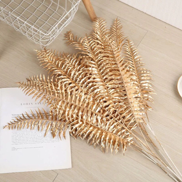 Cành Dương Sỉ Đồng 5 nhánh | Lá Decor Cao Cấp , Trang trí giỏ quà tết - {{store}}