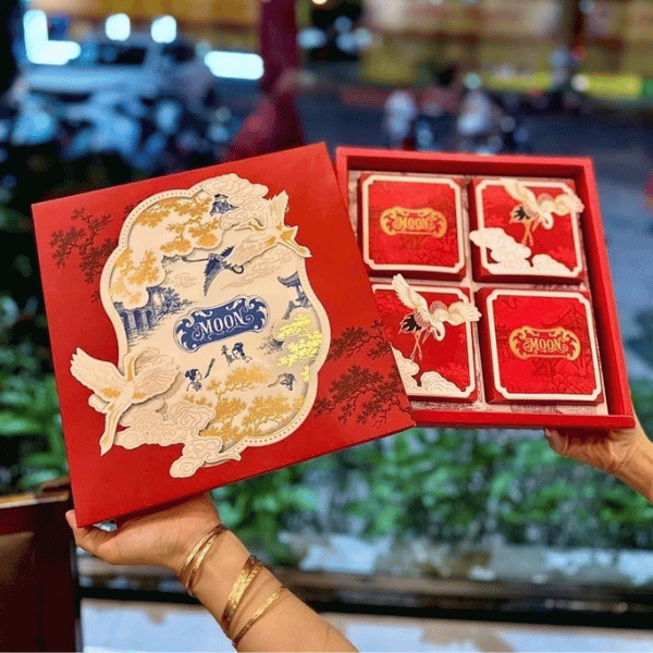 Vỏ Hộp Trung Thu 4 bánh 150g- 250g - VÂN HẠC -   {{store}}