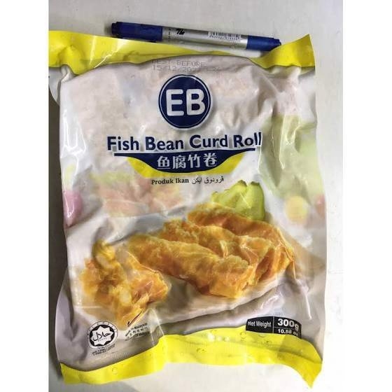 Đậu hũ ky cuộn chả cá EB - Đậu hũ ky cá cuộn EB Malaysia 300g