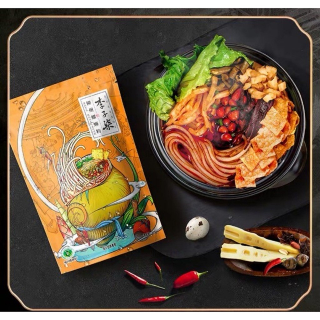 Bún Ốc Liễu Châu /Lý Tử Thất, bún ăn liền thơm ngon đậm vị