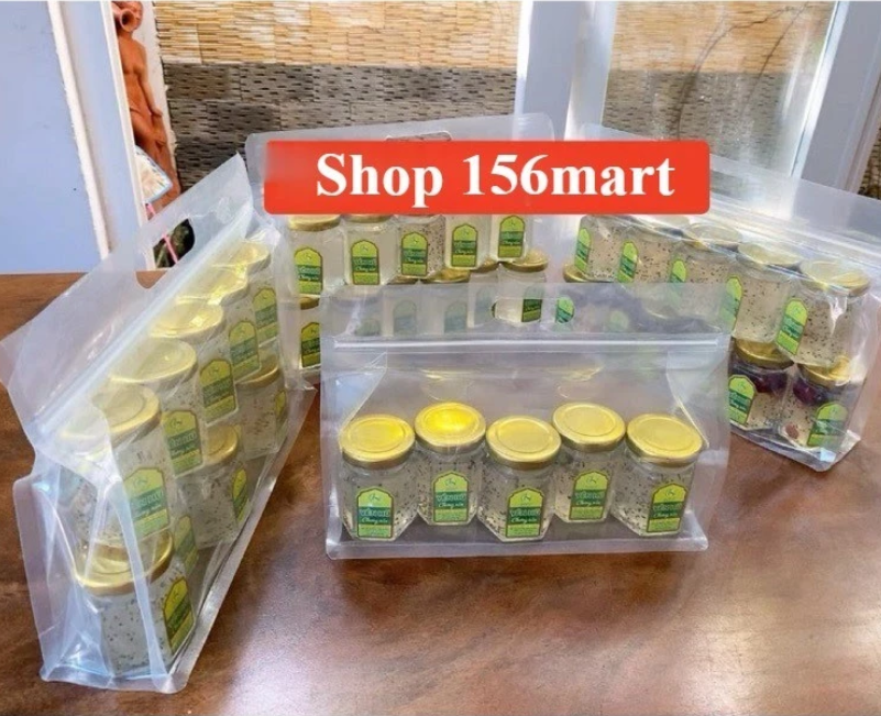 Túi zip 8 cạnh đựng bánh kẹo / Túi zip đựng hũ yến quai sách nằm ngang