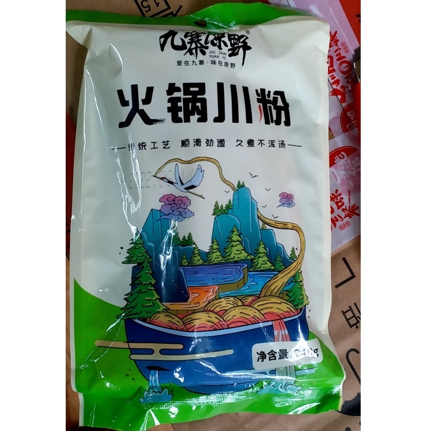 Miến dẹt Trùng Khánh ăn lẩu, sợi miến dai dai siêu ngon (240g & 250g)