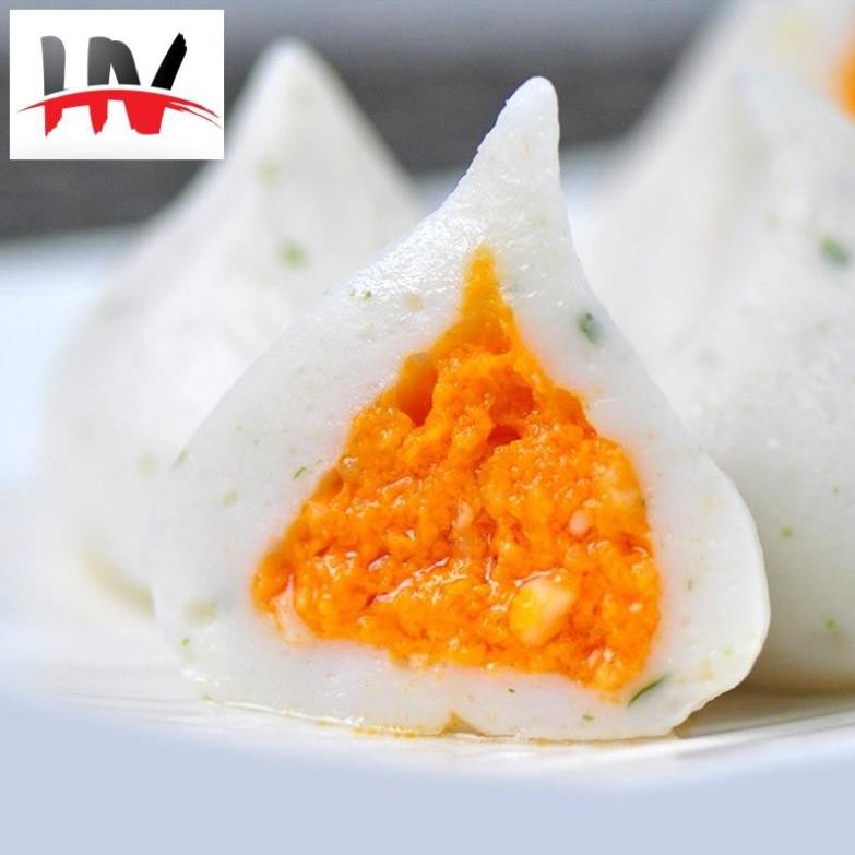 Cá Bao Trứng Viên Thả Lẩu Malay với nhân trứng cá lép bép mê tít