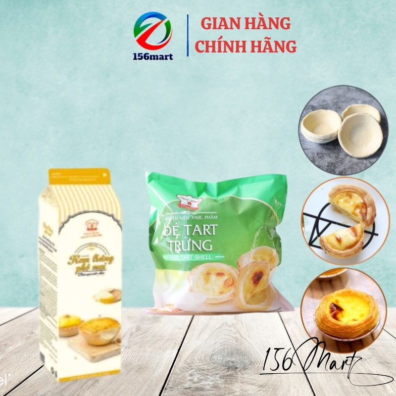 COMBO 30 Đế TART VÀ KEM PHÔ MAI TRỨNG