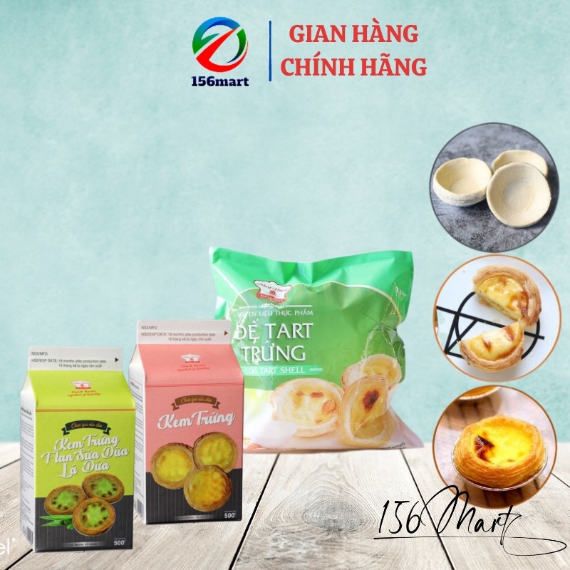 ĐẾ TART VÀ KEM PHÔ MAI , KEMTRỨNG