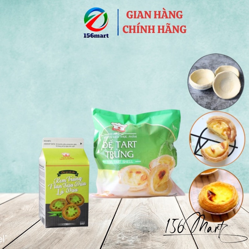 ĐẾ TART VÀ KEM PHÔ MAI , KEMTRỨNG