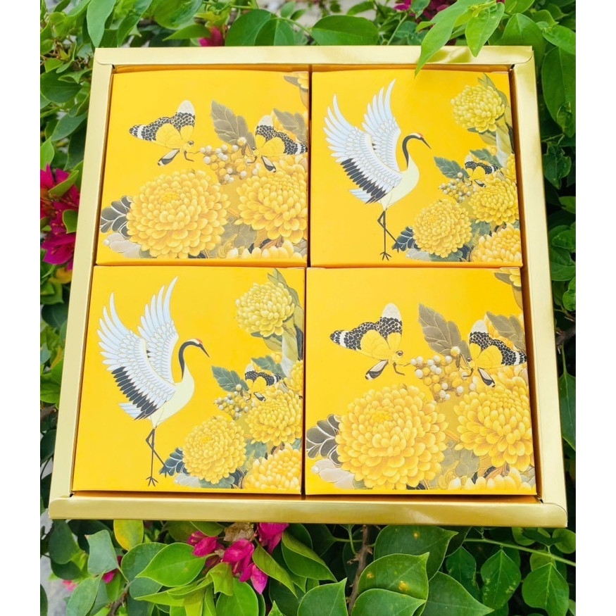 Mới 2025 Hộp trung thu 4 bánh Hạo Thiên ( NHẬN IN LOGO , GIÁ TẬN XƯỞNG)