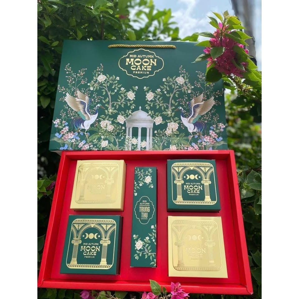 Hộp trung thu Minh Nguyệt - Hộp 4 bánh trà