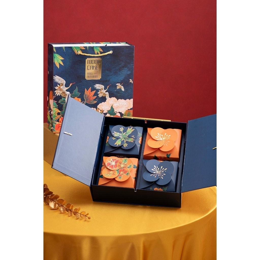Hộp Bánh Trung Thu SONG HẠC 4 BÁNH