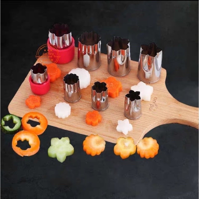 Set 8 khuôn tạo hình rau củ