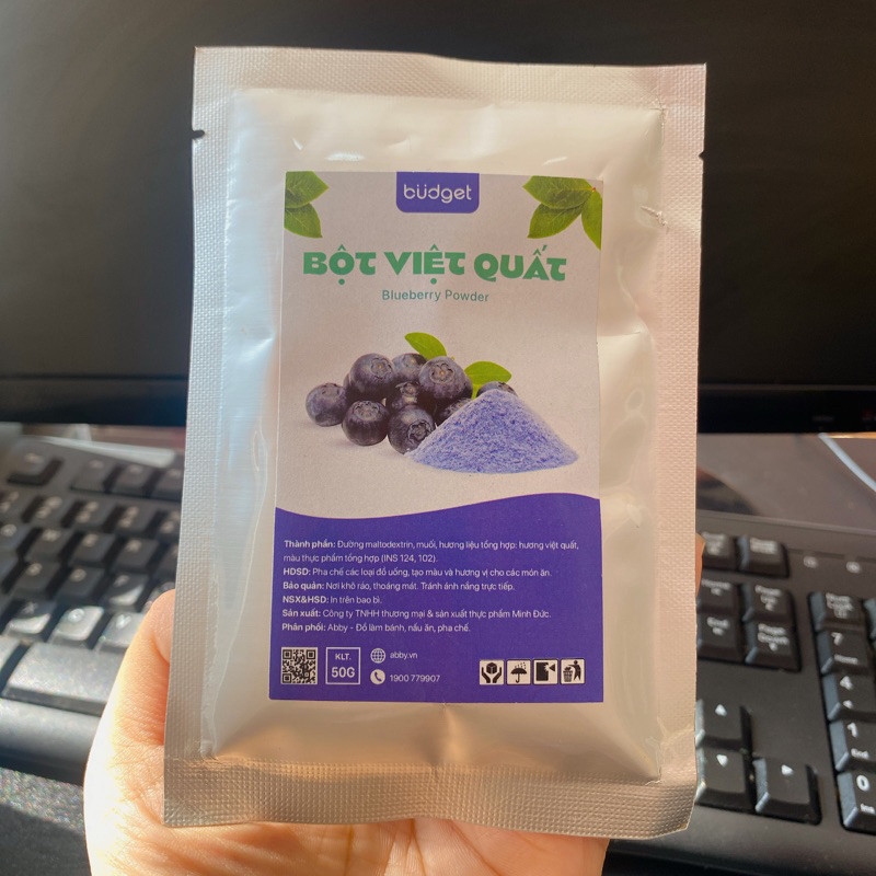 Bột vị trái cây làm kẹo,bánh 50g -100g
