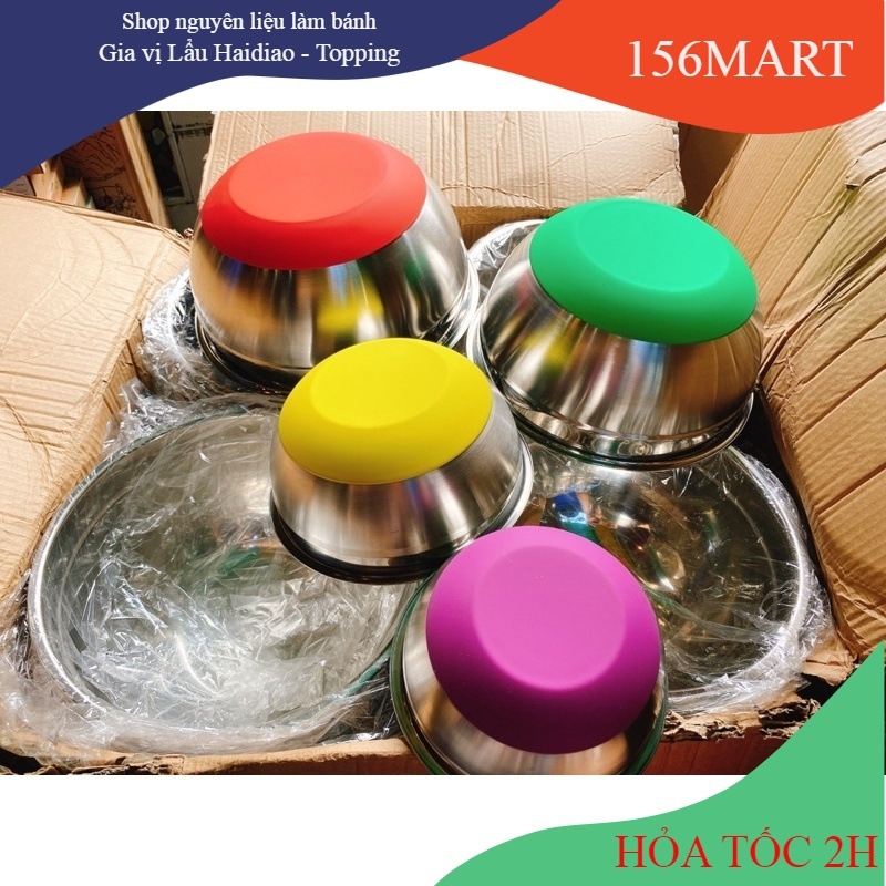 Tô trộn bột Inox Chống trượt