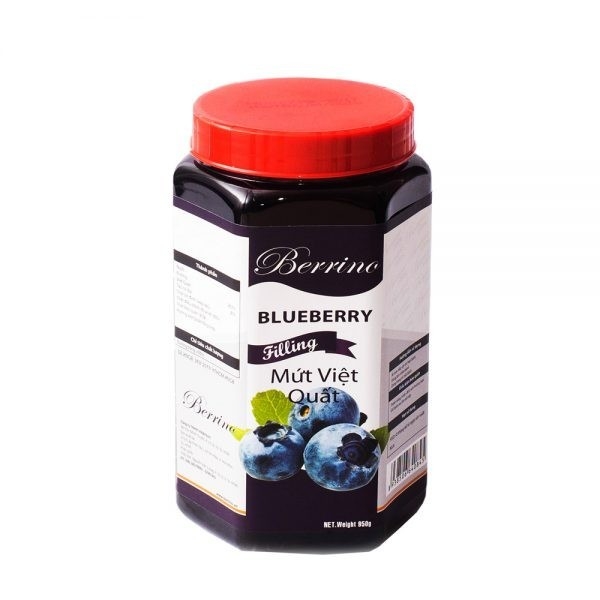 MỨT BERRINO  NHIỀU VỊ CÓ XÁC -950g - 156mart