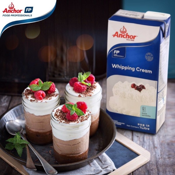 Kem Whipping cream Anchor, Whipping, kem sữa tươi whipping hộp 1lit/250ml
