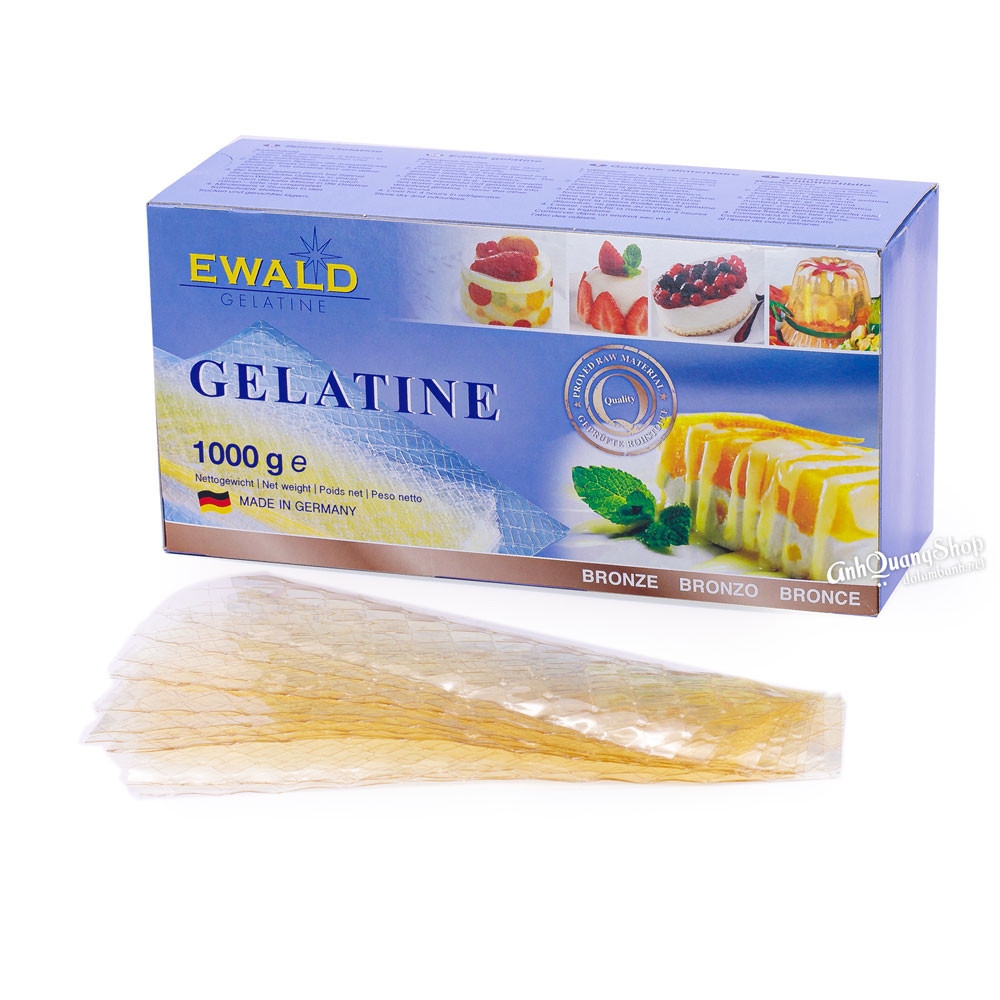GELATIN BỘT/  GELATIN LÁ LÀM BÁNH