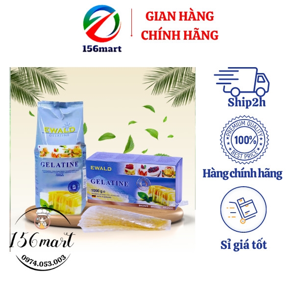 GELATIN BỘT/  GELATIN LÁ LÀM BÁNH