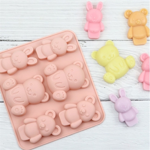 Khuôn SILICONE hình 3D dùng làm thạch rau câu, Thạch trà sữa, bánh pudding, bánh nướng, đá viên socola