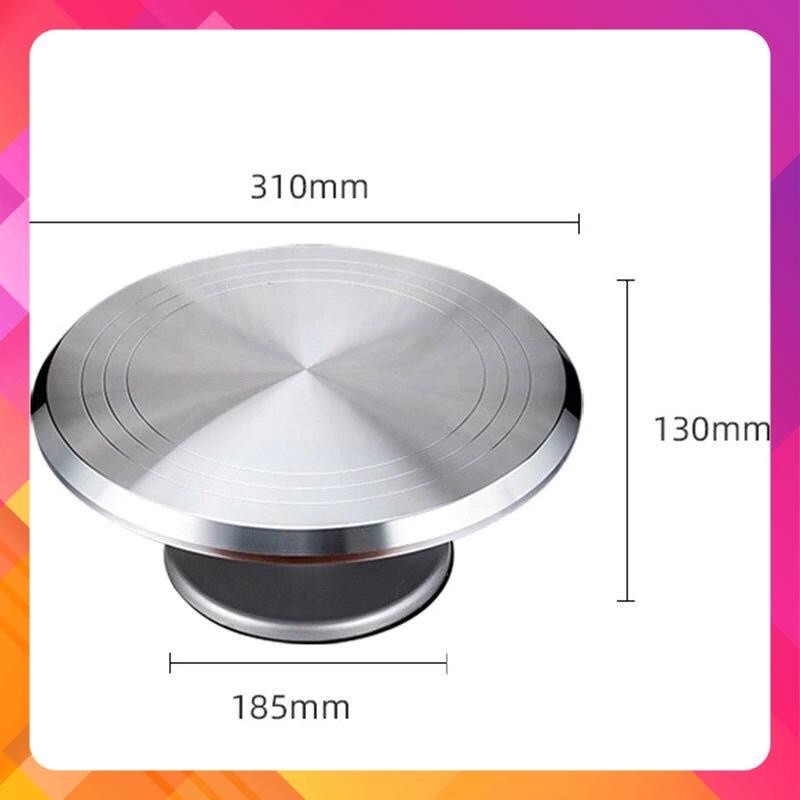 BÀN LÀM BÁNH INOX CÓ ĐẾ XOAY