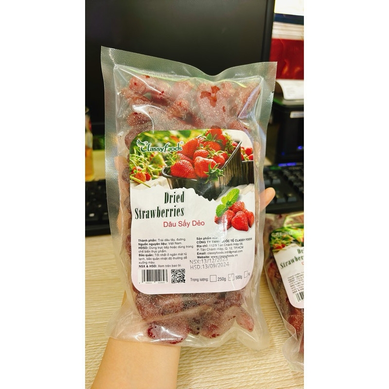 TRÁI CÂY SẤY DẺO-KHÔNG ĐƯỜNG( giao thương  hiệu ngẫu nhiên)