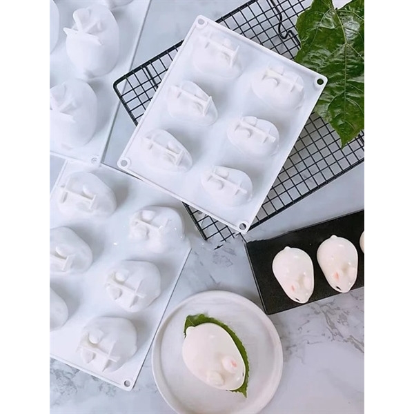Khuôn SILICONE hình 3D dùng làm thạch rau câu, Thạch trà sữa, bánh pudding, bánh nướng, đá viên socola