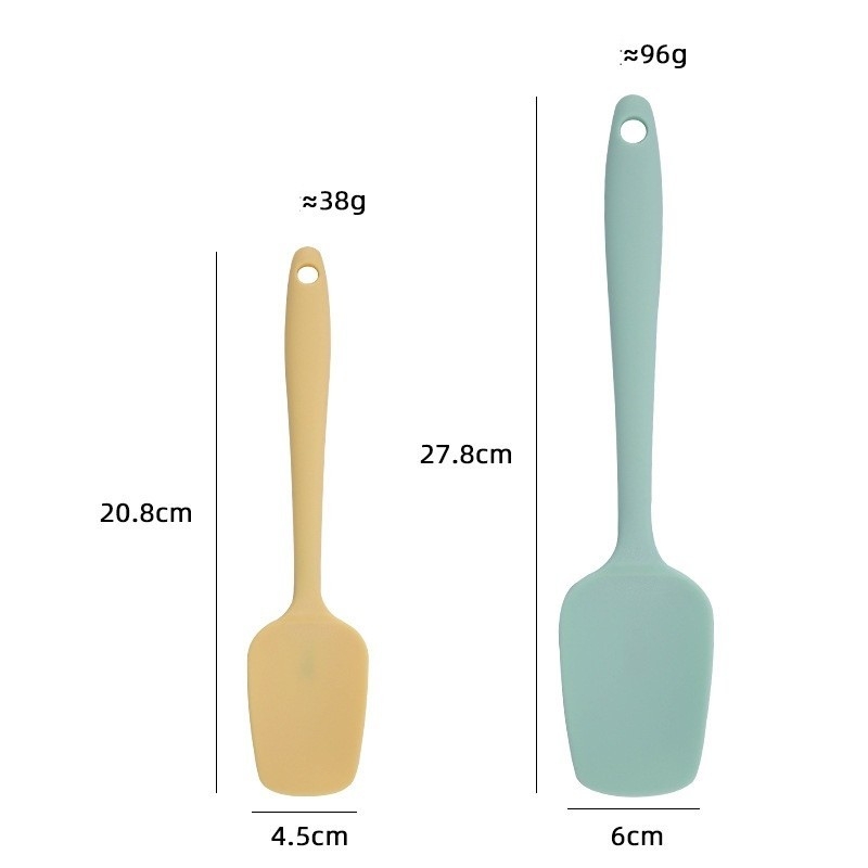 Spatula Phới Trộn Bột, Phới Dẹt Silicon