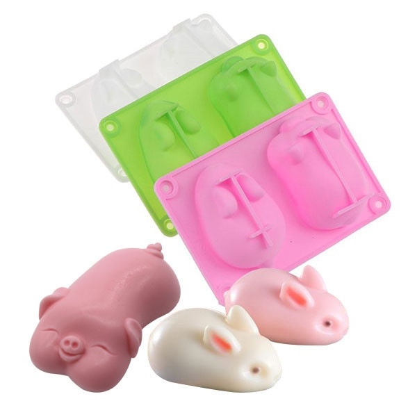Khuôn SILICONE hình 3D dùng làm thạch rau câu, Thạch trà sữa, bánh pudding, bánh nướng, đá viên socola