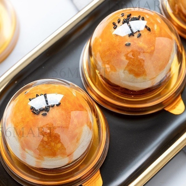 50 HỘP NHỰA NẮP TRÒN ĐỰNG BÁNH TRUNG THU ĐÀI LOAN, BÁNH MOCHI,... [XY68] -156MART