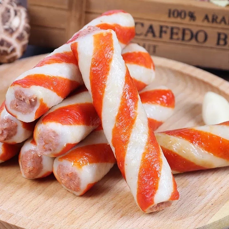 Viên hoa dài - cá viên chiên, thả lẩu Trung Hoa