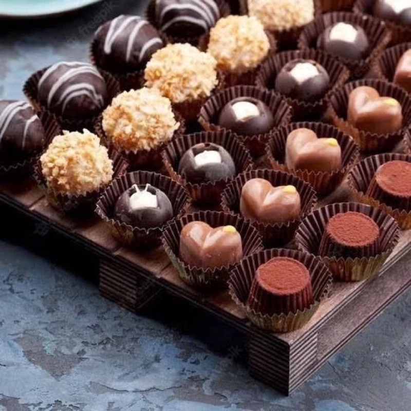 1 cây Cup Giấy F6 mềm đáy 2.5cm lót Chocolate/Socola, Bánh nhài, Mochi, Bánh Cupcake, Nhiều Màu Sắc