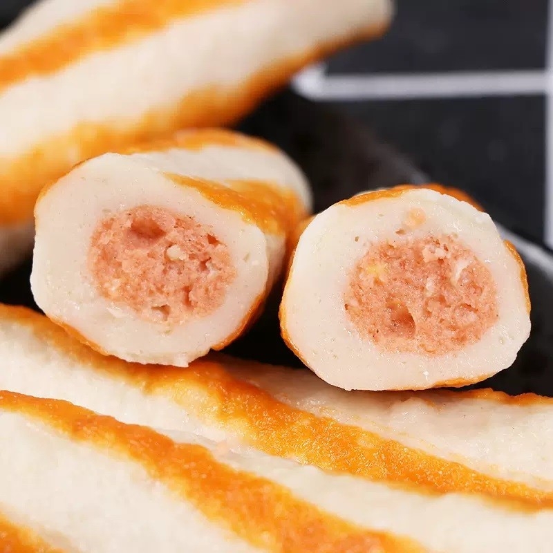 Viên hoa dài - cá viên chiên, thả lẩu Trung Hoa