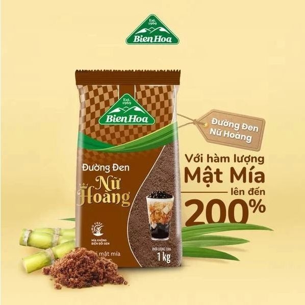 Đường đen Nữ Hoàng Biên Hòa gói 1kg