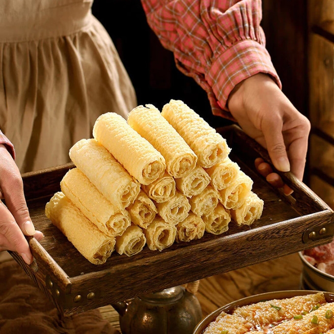 1 thùng Hủ Trúc Cuộn Ring Roll Trong Haidilao - Tàu Hủ Ky Cuộn Nhúng Thả Lẩu Haidilao
