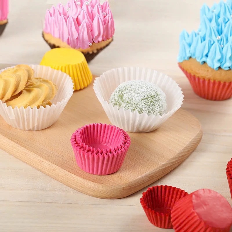 1 cây Cup Giấy F6 mềm đáy 2.5cm lót Chocolate/Socola, Bánh nhài, Mochi, Bánh Cupcake, Nhiều Màu Sắc