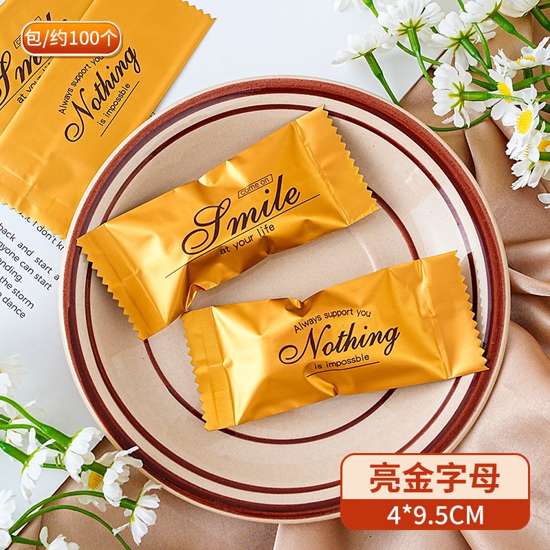 100 Túi ép đựng kẹo Nougat,  túi đựng kẹo nougat 2025