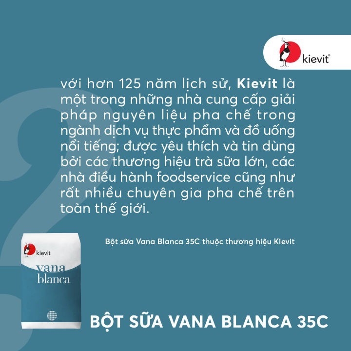 Bột kem béo Kievit bao 25kg