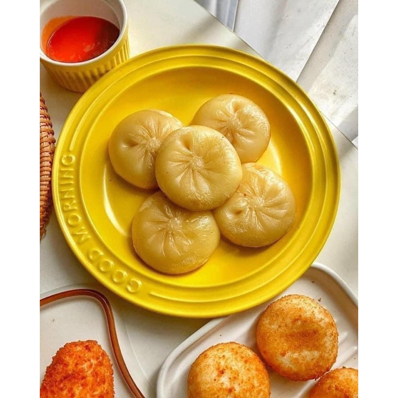 Bánh xếp Hotteok phomai Hàn Quốc, bánh nếp nhân phô mai mozzarella Pulmuone gói 600g