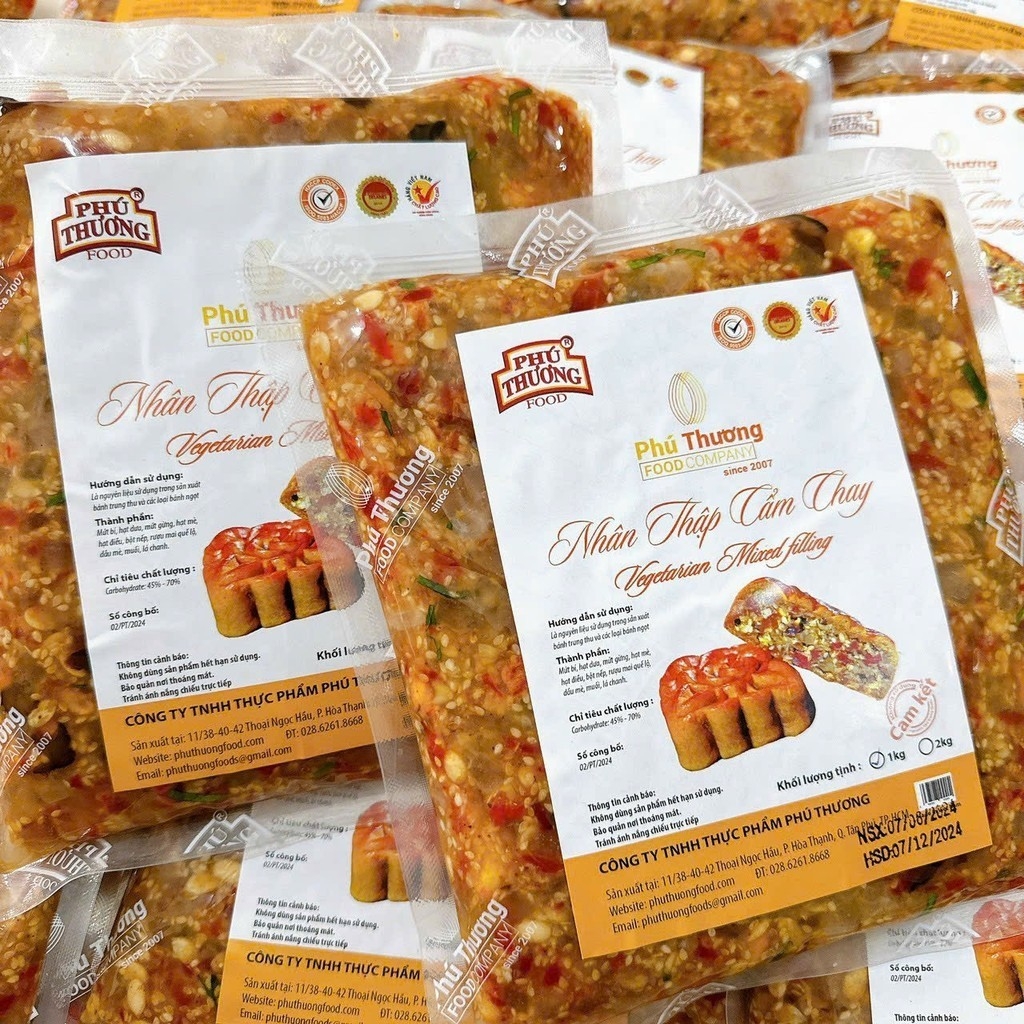 Nhân thập cẩm chay Phú Thương ( Chay và Mặn)
