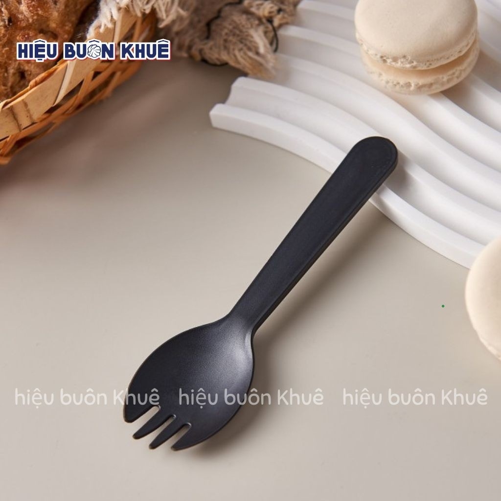 50 Muỗng Nĩa Nhựa Ăn Bánh Kem, Bánh Bông Lan Siêu Xinh