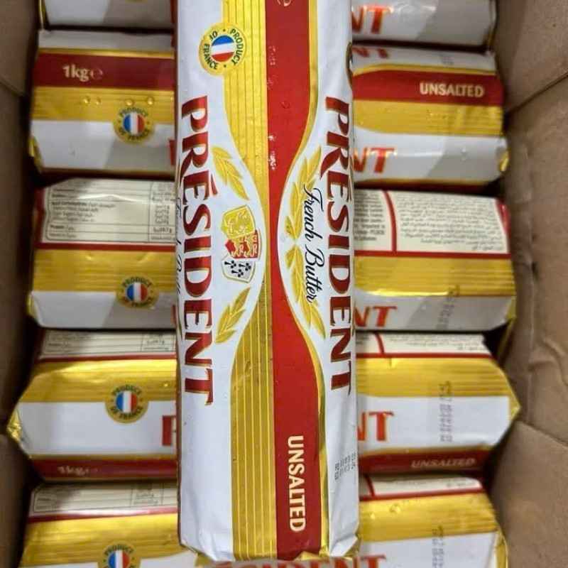 Bơ Lạt President Pháp - Thỏi 1kg